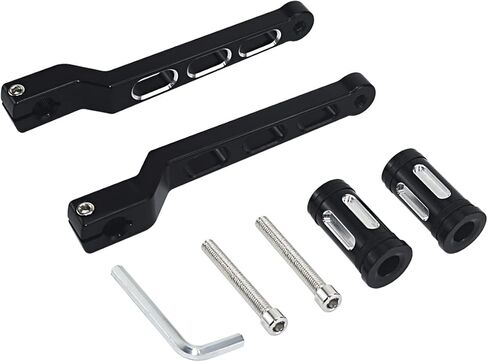 Heel Toe Shift Pegs, Aluminum Front and Rear Levers w/Shifter Pegs for Harley 1986-2017 FL Softail,1988-2023 Touring Road King Road Glide Street Glide Electra Glide and 2008-2023 Trike in Kuwait