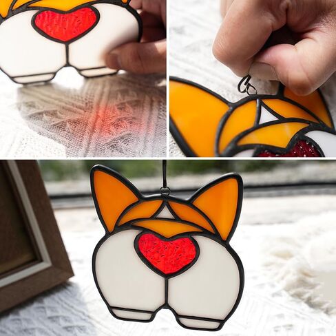 Stained Glass Little Girl Window Hanging Decor,Unique Girl Themed Gifts for Girls Friends Stained Glass Suncatcher,Girl Home Decor Gifts,Birthday Party Decorations in Saudi Arabia