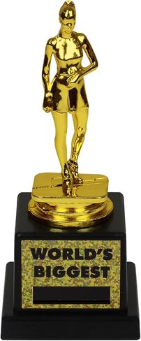 Funwares World's Greatest Piece of Poop: Funny Emoji Poop Trophy, Humorous Desk-Sized Novelty Trophy for Recognition, Gag or Prank Gifts, Friendly Competitions, and Motivation in Saudi Arabia
