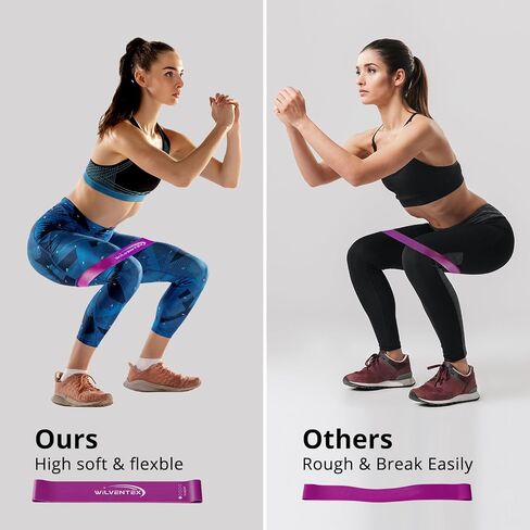 Resistance Bands, Natural Latex Band Loop Set, 5 Different Resistance Levels [10LBS-115LBS] for Workout, Gym, Stretching, Yoga, Home Fitness, Training, Exercise in Saudi Arabia