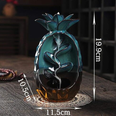 ارتجاعي مبخرة البخور مخروط البخور حامل العصي الأناناس الخزف مبخرة ديكور المنزل in Kuwait