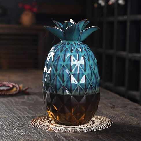 ارتجاعي مبخرة البخور مخروط البخور حامل العصي الأناناس الخزف مبخرة ديكور المنزل in Kuwait