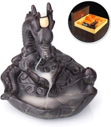 Backflow Incense Burner Incense Cone Incense Sticks Holder Pineapple Porcelain Incense Burner Home Decor in Saudi Arabia