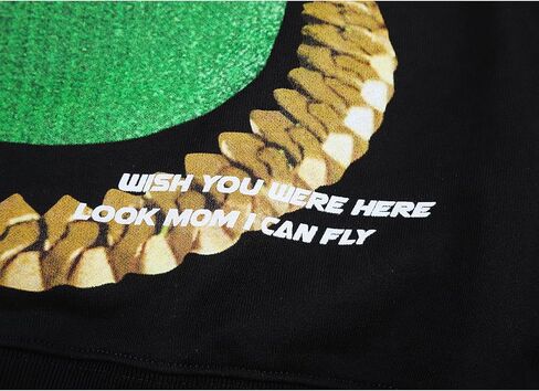 أنا أحبك، أنت مختلف، سويت شيرت رجالي عصري بقلنسوة بياقة دائرية وطباعة جرافيك، هوديس هيب هوب باللون الأرجواني in Kuwait