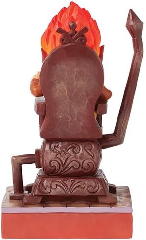 Enesco The Year Without a Santa Claus by Jim Shore Heat Miser Sitting on Throne Lit Figurine- Stone Resin Hand Crafted Collectible Figurines Christmas Home Decor Statue, 6.69 Inch in Saudi Arabia