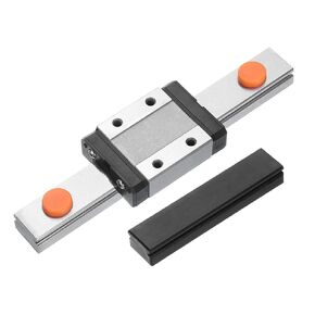uxcell MGN12 100mm Linear Guide Rail with MGN12C Sliding Carriage Block and Plastic Mini MGN12 Linear Guide for DIY 3D Printers and CNC Machine, Black