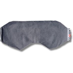 Lava Eye Mask | Lava Sand Weighted Heating & Cooling Pad | Strapless Eye Relief | Microwavable, Washable, & Odorless | Made by Lavayoo