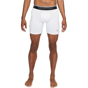 Nike Pro Dri-FIT Men's Shorts (as1, Alpha, m, Regular, Regular, White/Black)