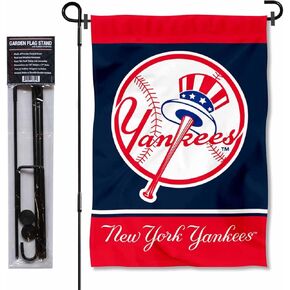 WinCraft NY Yankees Throwback Retro Garden Flag and Pole Stand Mount