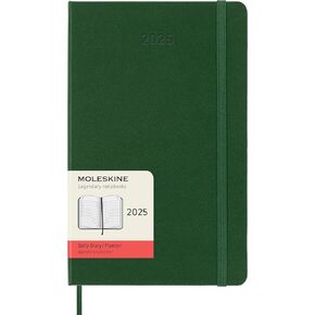 Moleskine Classic 12 Month 2025 Weekly Planner, Hard Cover, XL (7.5" x 9.75"), Black, 144 pages