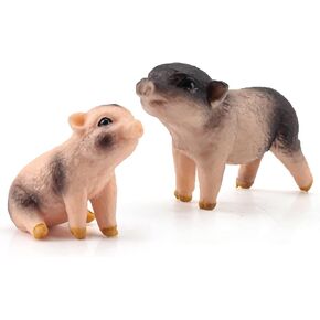 Bullfighter 8 Inch Cowboy Toys for Boys Realistic Bull Fighting Cows Toy for Kids Farm Animal Set Deco Collection School Gift Animal Figurines for Toddlers