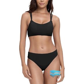 Beautikini Period Swimwear for Teens Menstrual Leakproof Taylor Bikini Top Period Bikini Swimsuit Bathing Suit for Teen Girl