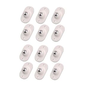 Paste Pulley Universal 12pcs Furniture Casters Household Accessory Stainless Steel Wheels Roller Storage Box Roller