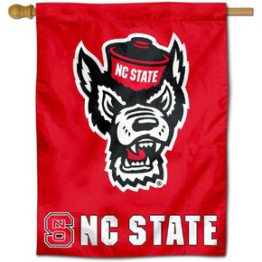 North Carolina State Wolfpack House Flag Banner