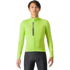 Castelli Men's Entrata Thermal Jersey, Long Sleeve Zip Up Fleece Insulated Base Layer for Winter Road Cycling I Gravel Biking