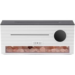 Flame Air Aromatherapy Diffuser, Alarm Clock Fire Mist Humidifier 260ml Aroma Diffusers for Bedroom Essential Oils Cool Flame Oil Diffuser (Size:9.9" L x 2.76" W x 4.21" H/1.08lbm)