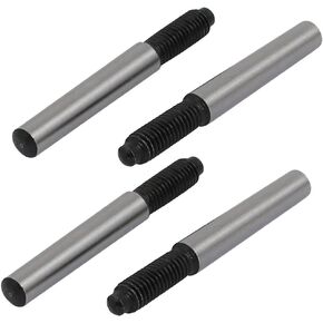 uxcell M5x16mmx45mm 45# Carbon Steel External Thread Metric Taper Pin Fasteners 4pcs