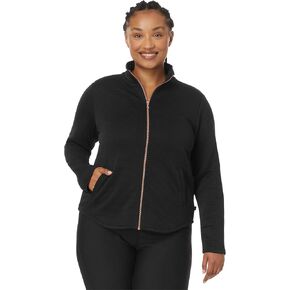 Skechers Women's Gowalk Hoodless Hoodie Shine Scoop Hem Jacket
