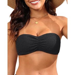 Daci Women Strapless Bikini Swimsuit Tops - Bandeau Tube Bathing Suit Top