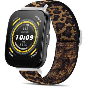 Compatible for Amazfit Bip 5 Band, Lamshaw 22mm Stretch Elastics Adjustable Strap Compatible for Amazfit Balance / Bip 5 / Cheetah Pro / Cheetah / GTR 47mm / GTR 2 / GTR 3 / GTR 3 Pro / GTR 4 / GTR 2e / Falcon / Stratos Smartwatch