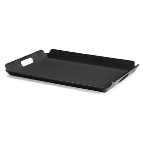 G.E.T. RST-1523-BK Non-Skid Room Service Serving Tray, 15.25" x 21.25", Black