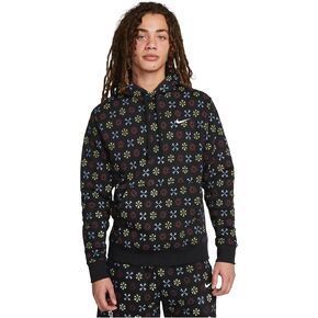 Nike Men's Sportswear Club Fleece Monogram Hoodie (as1, alpha, l, regular, regular)