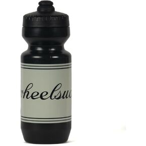 Purist 22 oz Water Bottle by Specialized Bikes | Vintage Cycling Jersey Screen Print | MoFlo 2.0 Cap | Made in USA, Black