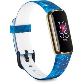 Compatible with Fitbit Luxe Bands, Soft Silicone Replacement Wristband Compatible for Fitbit Luxe Band, Flexible Waterproof Sport Watch Strap for Women Men Small