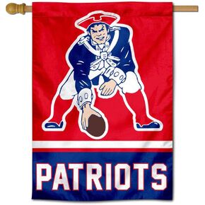 WinCraft New England Patriots Pat Patriot Two Sided House Flag