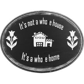 Gothic wall decor, Doth Halloween Deco, housewarming gift, goth decor, Funny Girl Friend gift Gothic Bathroom Wall Art, Wooden Kitchen Decor, Cute Home Sign, Hilarious Birthday Gift to Friend 12''x 9'