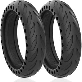 Solid Rubber Tire 8.5 inch for Xiaomi M365/Pro Electric Scooter Gotrax GXL V2/XR/APEX XL Hiboy S2/S2R Front/Rear Tyre Shock Absorption Explosion-Proof Accessories 2PCS (yellow)