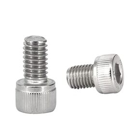 M2.5-0.45x x4mm Socket Head Cap Screws Bolts, Stainless Steel 18-8 (304), Bright Finish, Fully Threaded, Allen Socket Drive,Pack of 50