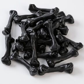 24Pcs Halloween Skeleton Bones Decoration Fake Plastic Bones Artificial Party Skeleton Bones Table Ornament for Halloween Party Props DIY Crafts (Gray)