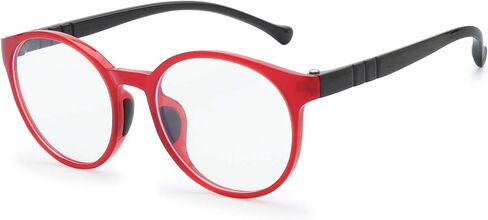 Kids Blue Light Blocking Glasses Silicone Flexible TR-90 Frame, Computer Gaming TV Phone Glasses for Boys Girls Age 3-14 in Kuwait