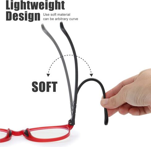 Kids Blue Light Blocking Glasses Silicone Flexible TR-90 Frame, Computer Gaming TV Phone Glasses for Boys Girls Age 3-14 in Kuwait