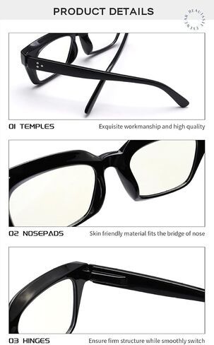 Akaia Blue Light Blocking Reading Glasses, Anti Eyestrain, Computer Glasses, Gaming Glasses, TV Glasses for Women Men in Saudi Arabia