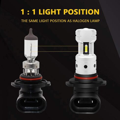 PHINLION H10 9145 LED Yellow Fog Light Bulbs, Super Bright 3800 Lumens CSP 9040 9045 9140 9155 12V LED Bulb Replacement for Foglight Lamps, 3000K Golden Yellow in Saudi Arabia