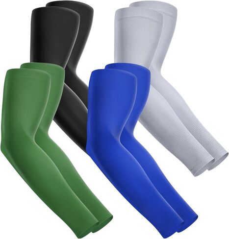 Fivali Arm Sleeves for Men Women: 6 Pairs Cooling Arm Compression Sleeve Youth Sports in Saudi Arabia