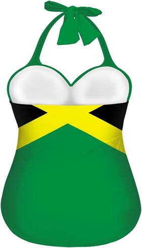 UNICEU Womens Plus Size One Piece Halter Bikini Set Summer Beachwear High Cut Bikini Bathing Suits in Saudi Arabia