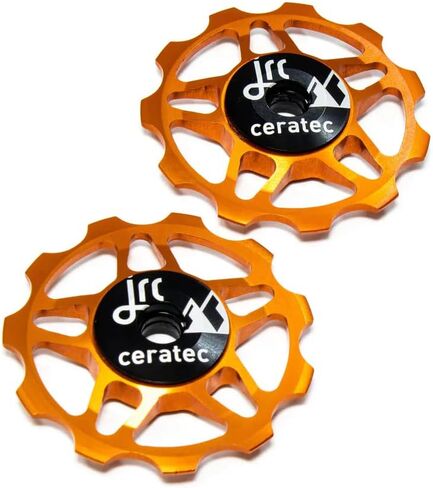مكونات JRC 11T عجلات بكرة سيراميك | متوافق مع نظام Shimano / Campagnolo 9/10/11 Speedroad | عجلة بكرة Derailleur من السيراميك الهجين مناسبة لسرعة SRAM 10/11 in Saudi Arabia