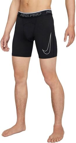 Nike Pro Dri-FIT Men's Shorts (as1, Alpha, m, Regular, Regular, White/Black) in Saudi Arabia