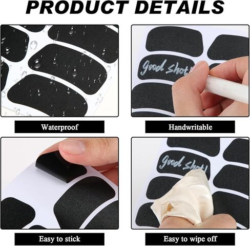 80 زوجًا من ملصقات العين السوداء الرياضية للأطفال، شرائط عين قابلة للكتابة يدويًا تجعل شخصية المراهقين، شريط وجه مقاوم للماء وجيد التهوية لمحبي البيسبول وكرة القدم لاكروس وحفلة بطابع يوم اللعبة in Kuwait