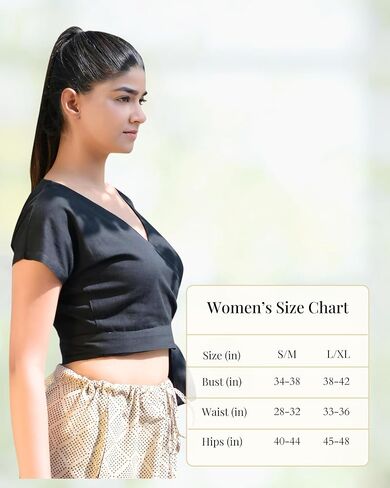 Front Tie Crop Top for Women | Capped Sleeve Top for Women | Yoga Top, Exercise, Lounge, Casual Wear in Saudi Arabia