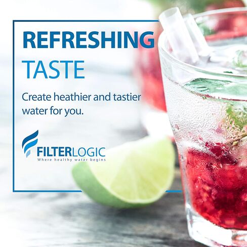 خرطوشة فلتر صنابير Filterlogic، بديلة لفلتر صنبور Brita®، نظام تنقية مياه الصنبور Brita® 36311، Brita® FR-200، FF-100، فلتر بديل، كروم (عبوة من قطعتين) in Kuwait