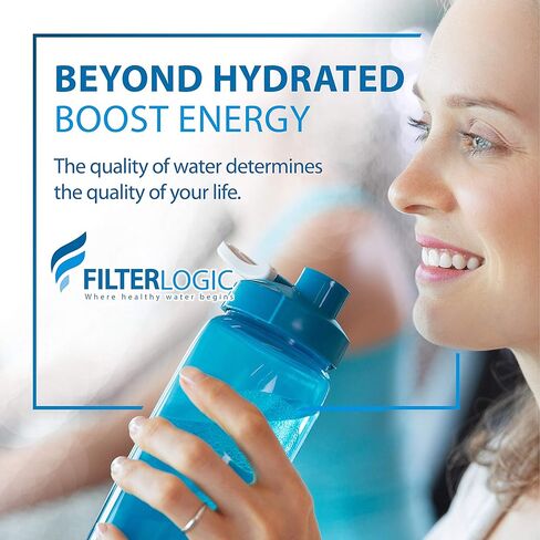 خرطوشة فلتر صنابير Filterlogic، بديلة لفلتر صنبور Brita®، نظام تنقية مياه الصنبور Brita® 36311، Brita® FR-200، FF-100، فلتر بديل، كروم (عبوة من قطعتين) in Kuwait
