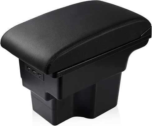 Custom Fit for Car Armrest Box 2012–2020 Toyota 86/Gt86/Subaru BRZ/Scion FR-S Accessories Storage Center Console Double Layer Armrest Organizer Box (All Black) in Saudi Arabia