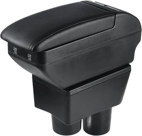 Custom Fit for Car Armrest Box 2012–2020 Toyota 86/Gt86/Subaru BRZ/Scion FR-S Accessories Storage Center Console Double Layer Armrest Organizer Box (All Black) in Saudi Arabia