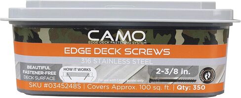 CAMO Edge Deck Screws 2-3/8" Stainless Steel (350) in Saudi Arabia
