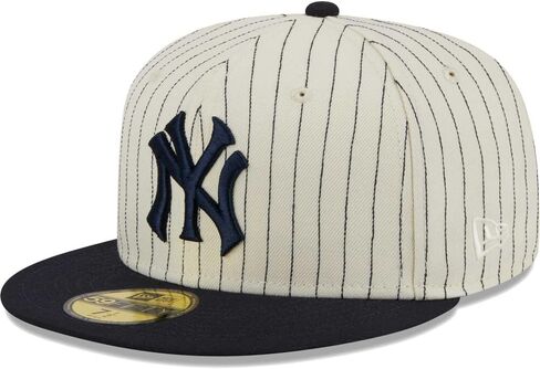 New Era NY New York Yankees 59FIFTY Cooperstown 50th Anniversary Retro Jersey Side Patch Fitted Cap, Hat in Saudi Arabia