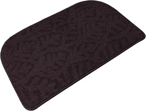 TOONOW Indoor Doormats Front Door Mat,32 "x17, Low-Profile Machine Washable Kitchen Rug, Absorbent Mud Half Round Entrance Mat for Outdoors, Entryway, Patio, Bedroom, Beige in Saudi Arabia